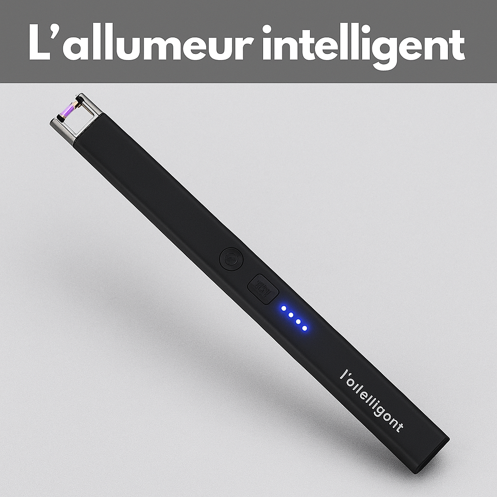 Briquet Électrique Rechargeable - L’Allumeur Intelligent