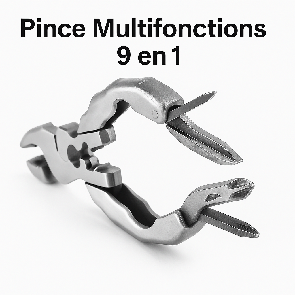 Pince Multifonctions Portable 9 en 1 : Votre Alliée Essentielle