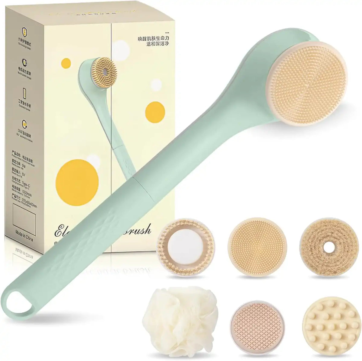 Brosse de Douche Électrique Ultra-Performante 360° - Votre Solution pour une Propreté Inégalée