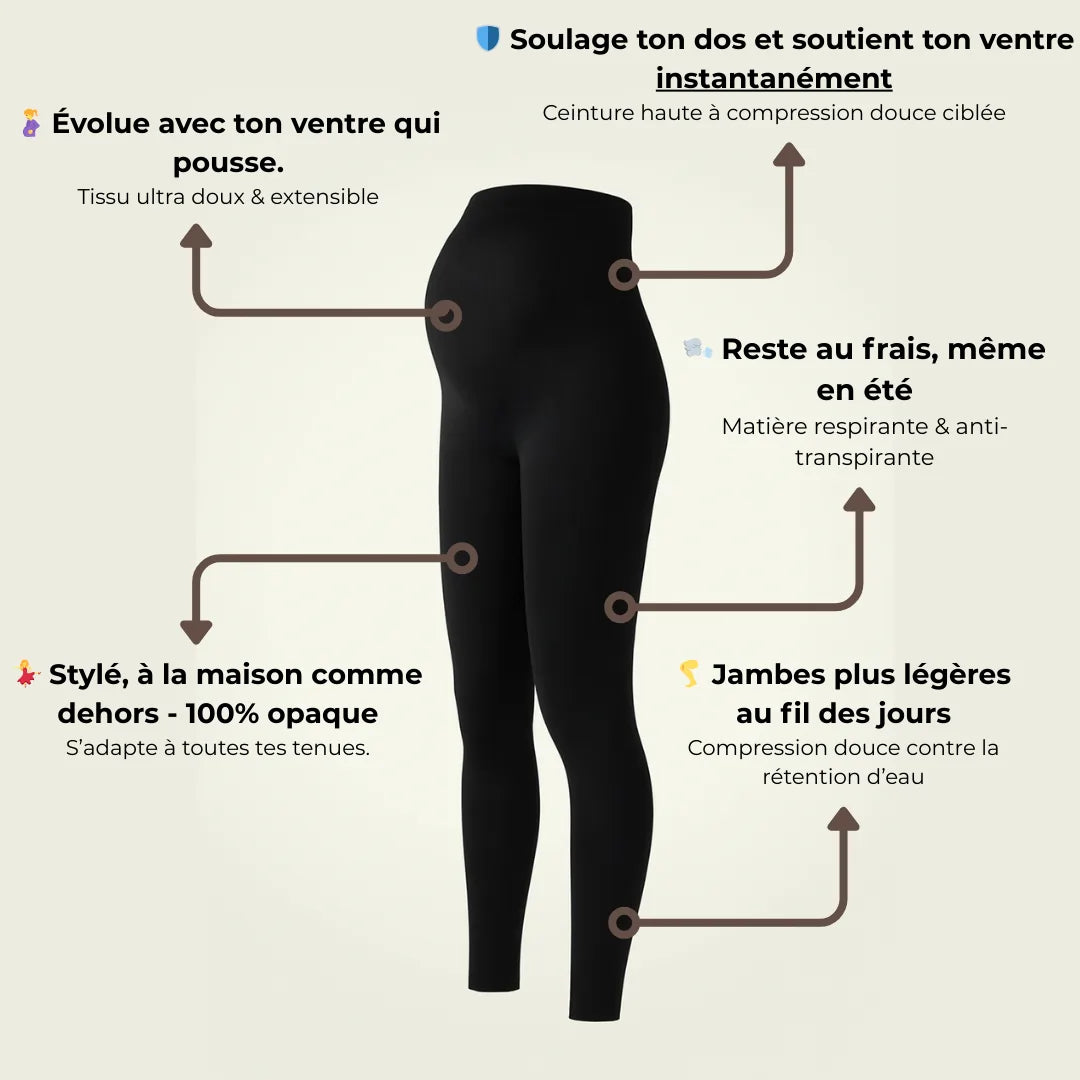 Legging ultime pour le confort des futures mamans