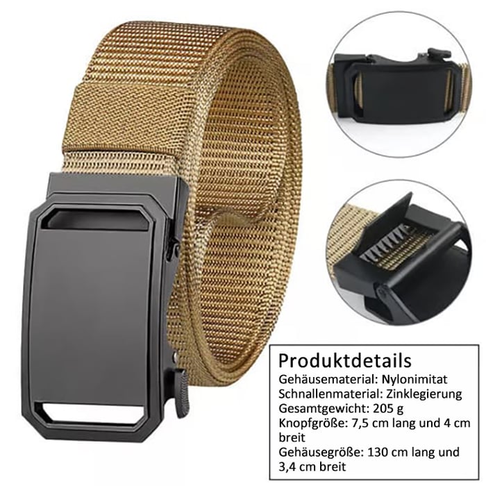 Ceinture tactique en nylon - réglable avec une simplicité extrême