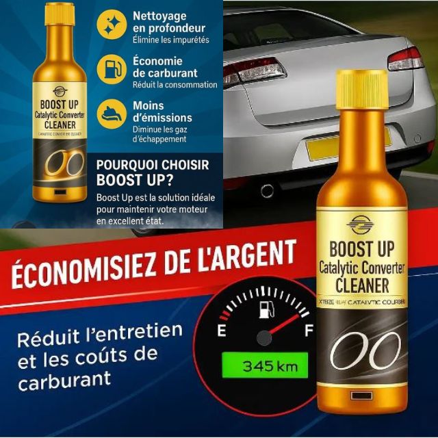 L'économiseur de Carburant Boost Up - Nettoyant pour catalyseur