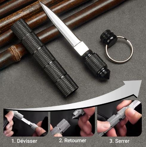 Couteau de secours multifonction ultra-portable