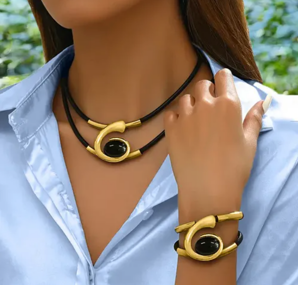Élégance Bohème : Collier + Bracelet