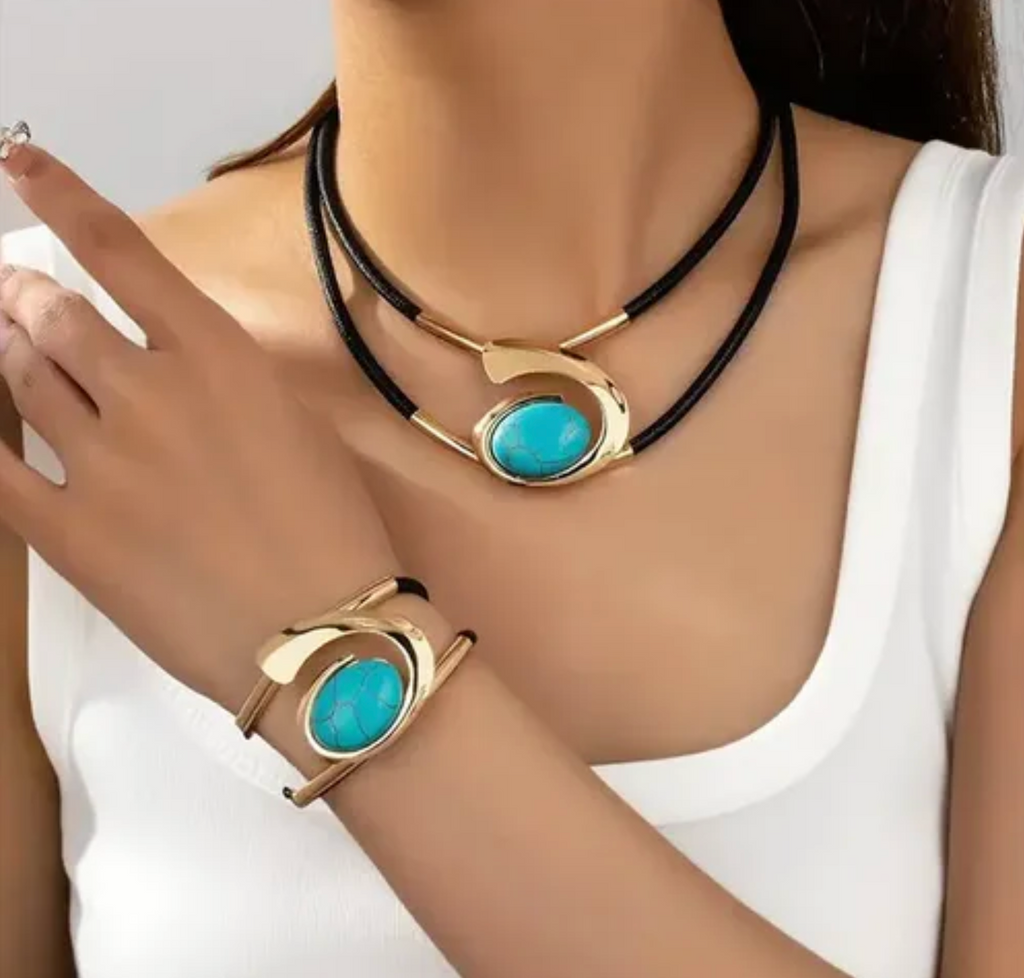 Élégance Bohème : Collier + Bracelet