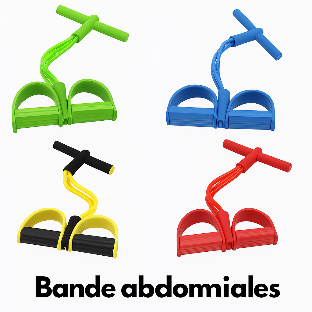 Bande de Fitness Multifonctions- Brûlez le ventre, sculptez le corps à domicile sans salle de sport