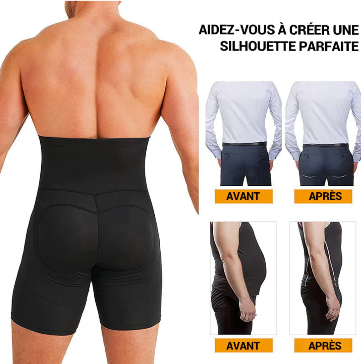 Boxer gainant homme - Sous-Vêtement Amincissant