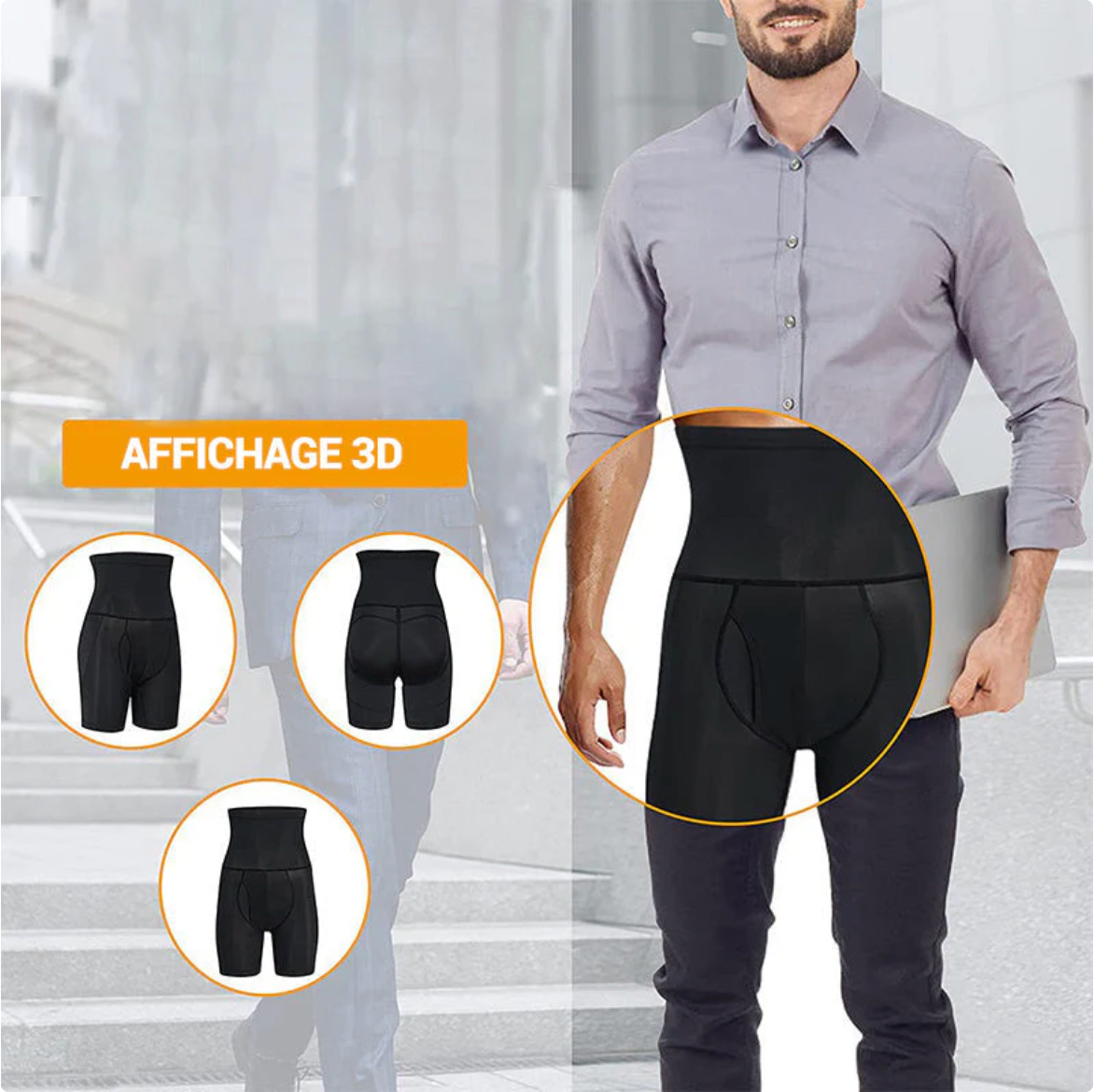 Boxer gainant homme - Sous-Vêtement Amincissant