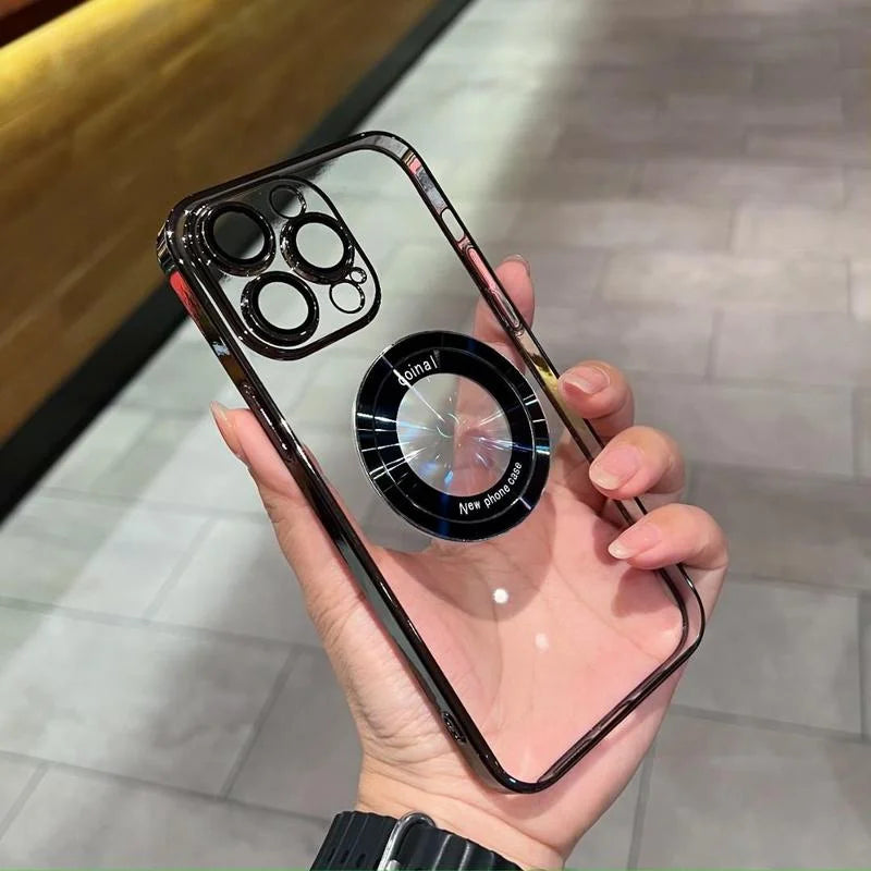 Coque de téléphone portable iPhone avec revêtement électroplaqué