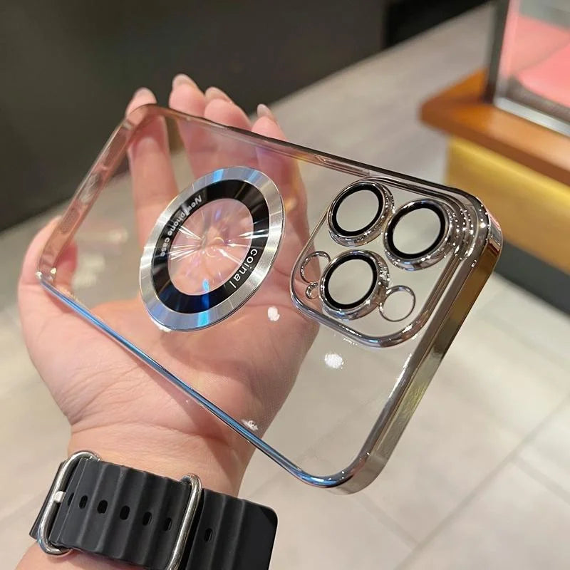 Coque de téléphone portable iPhone avec revêtement électroplaqué