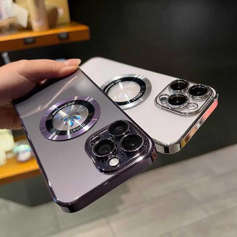 Coque de téléphone portable iPhone avec revêtement électroplaqué