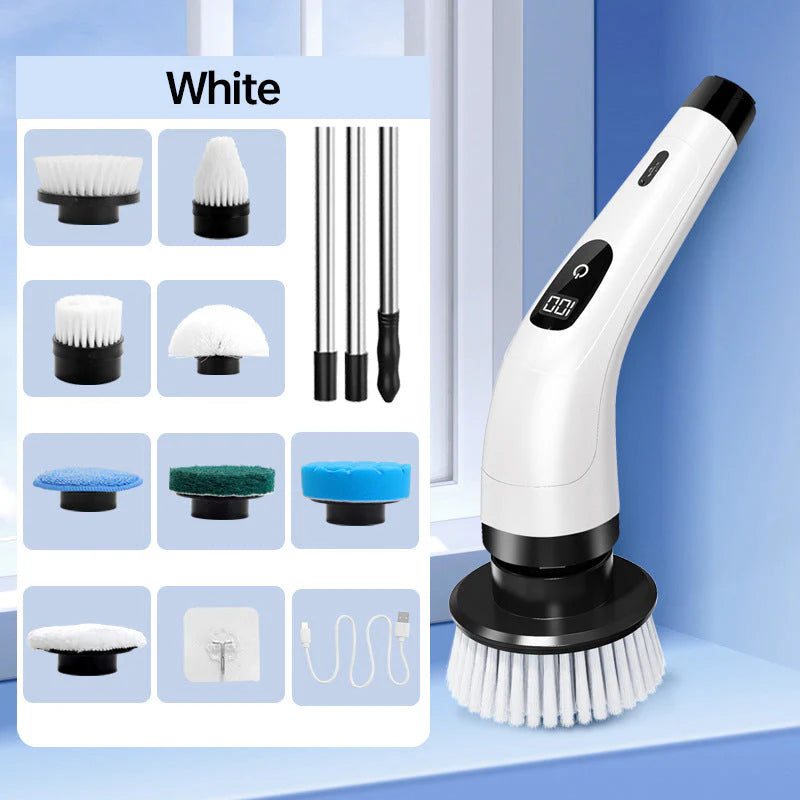 Brosse électrique de nettoyage multifonctions 7 en 1.