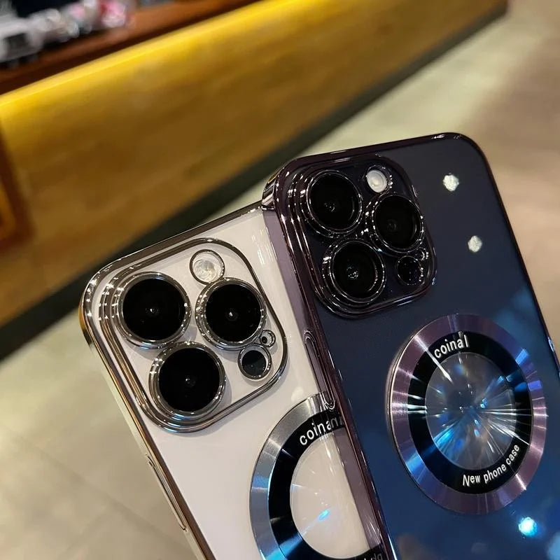 Coque de téléphone portable iPhone avec revêtement électroplaqué