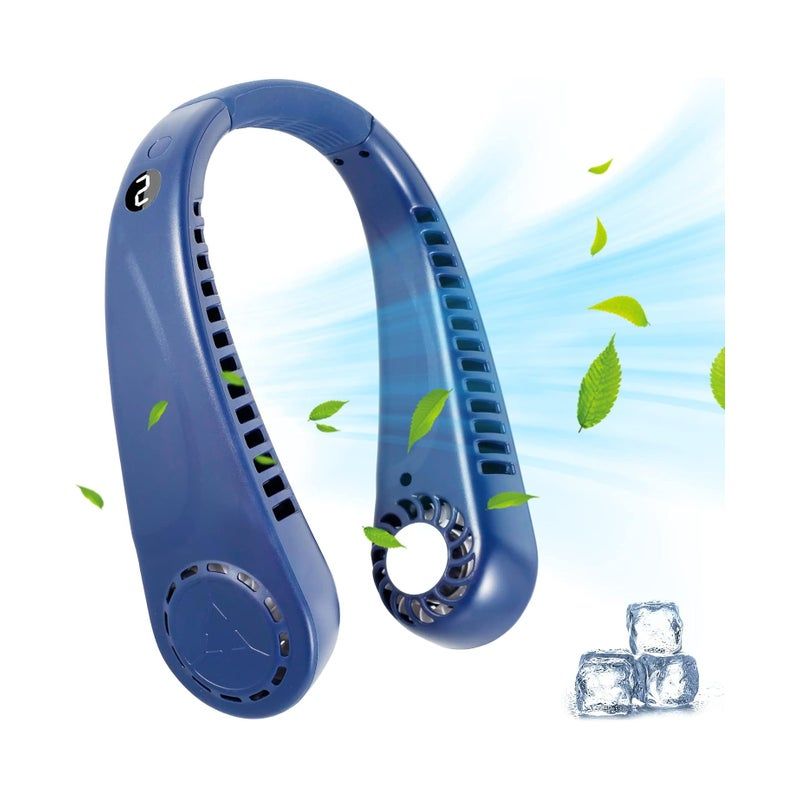 Ventilateur de Cou Ultra-Portable – votre allié contre la chaleur, même sans électricité !