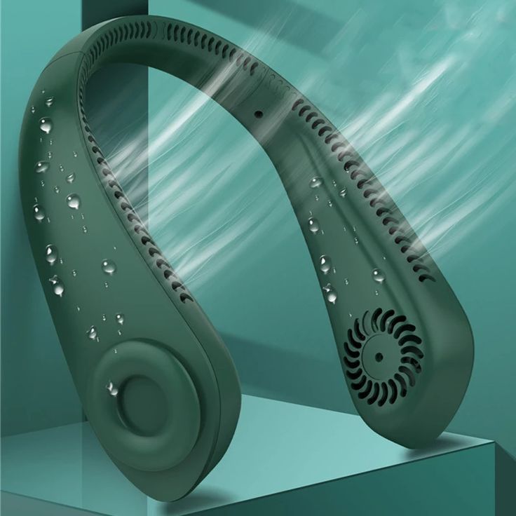Ventilateur de Cou Ultra-Portable – votre allié contre la chaleur, même sans électricité !