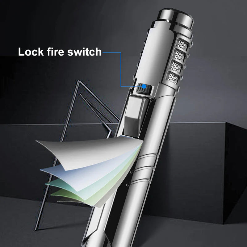 Briquet Multifonction - Flamme Puissante pour votre sécurité