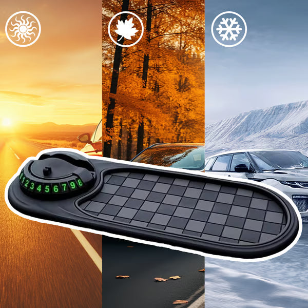 Tapis Antidérapant Multifonctions pour Voiture - Support de téléphones et accessoires